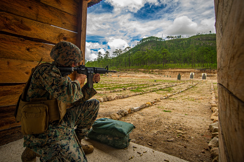 US Marine task force conduct joint service range in Honduras