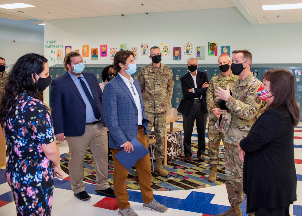 Military legislative staff visit JBER