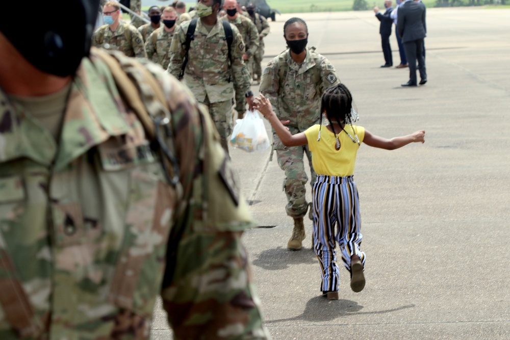 114th MP CO returns home