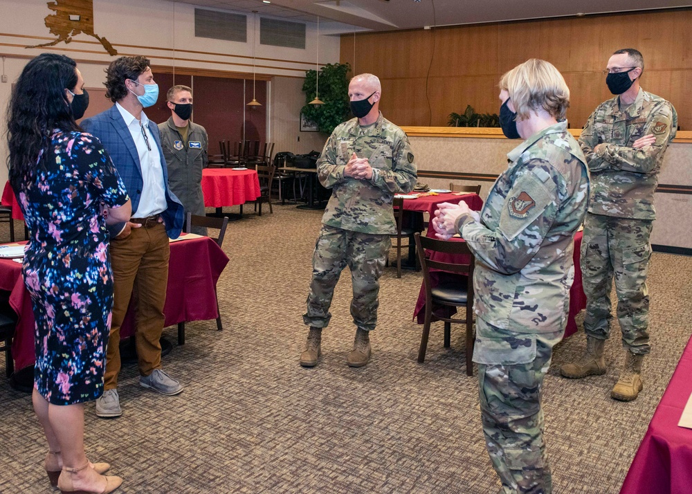 Military legislative staff visit JBER
