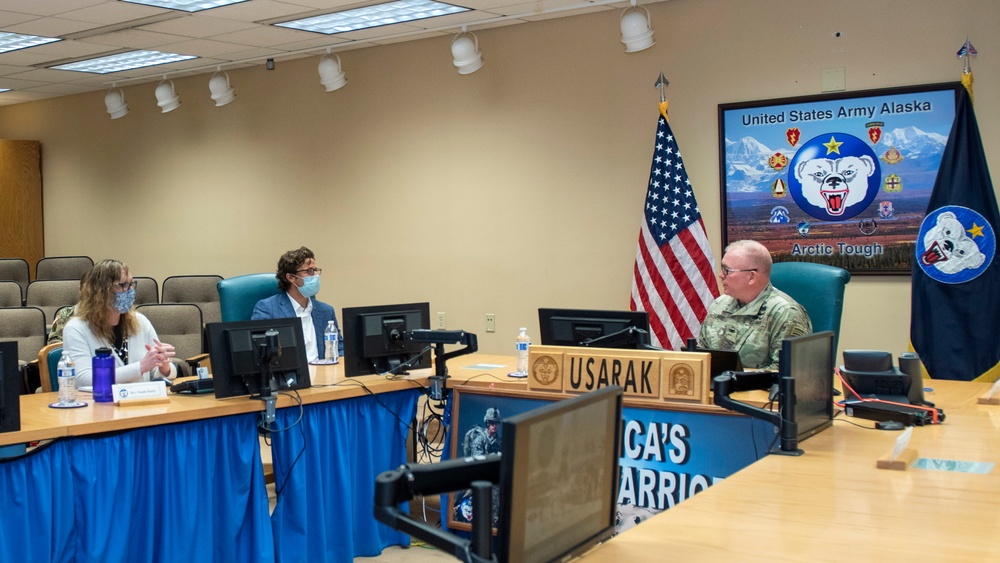 Military legislative staff visit JBER