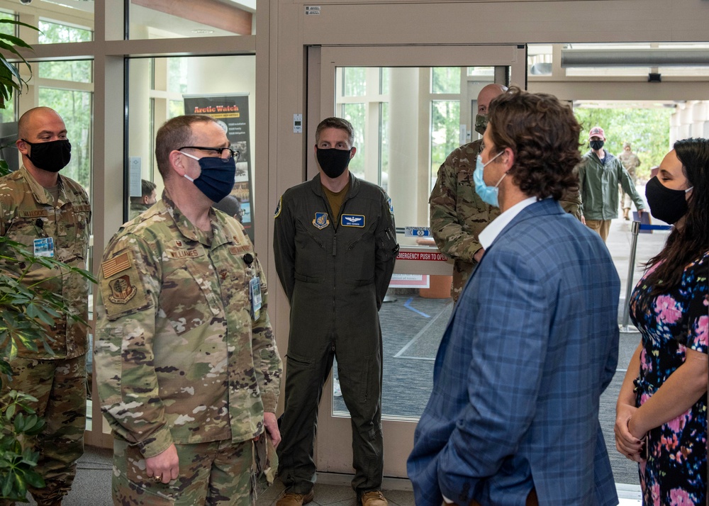 Military legislative staff visit JBER