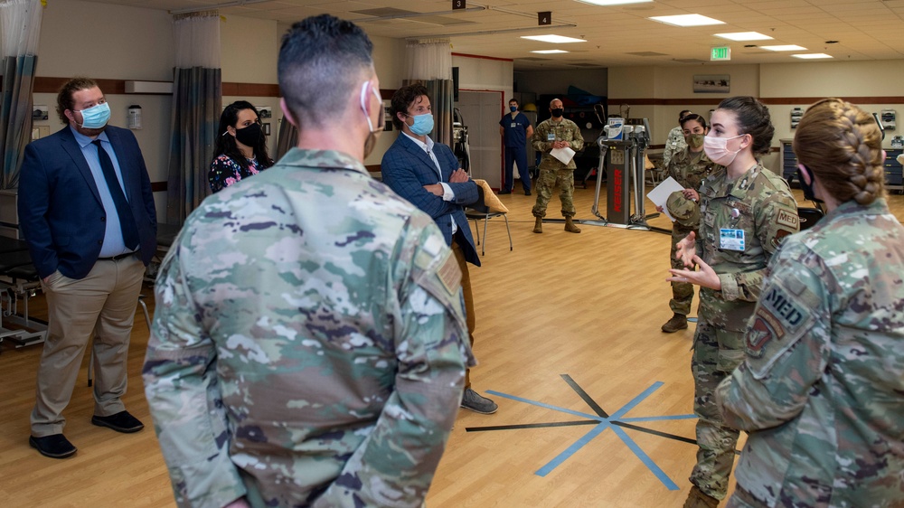 Military legislative staff visit JBER