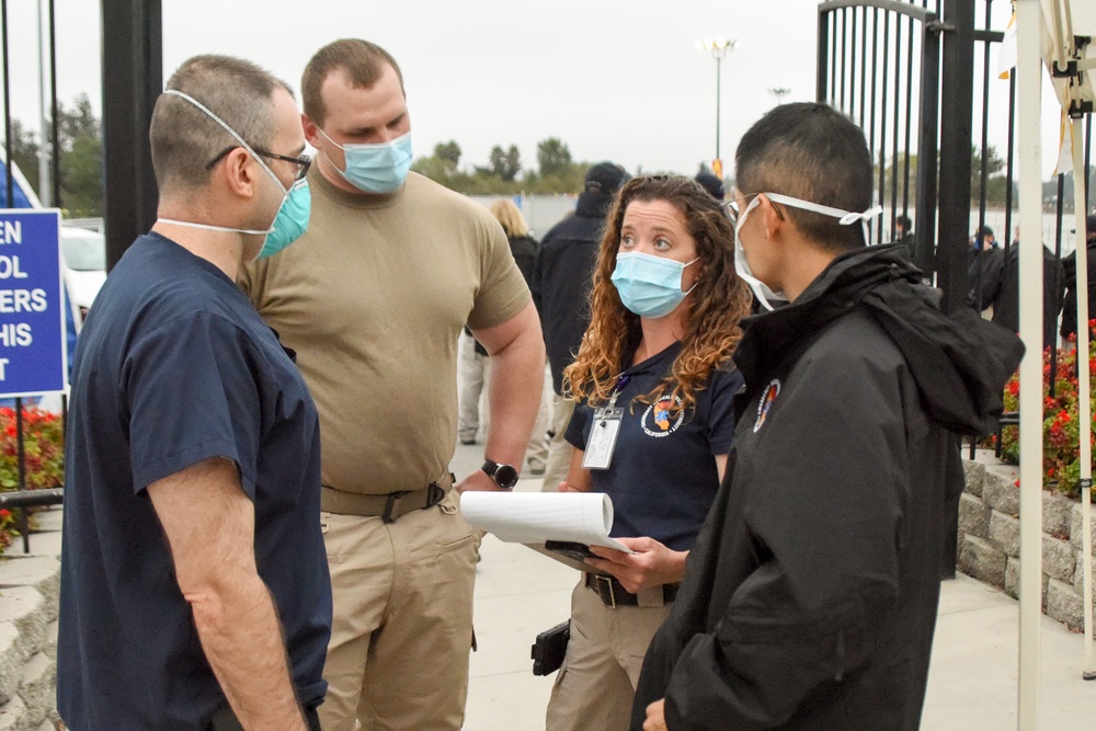 National Guard supporting evacuees’ medical needs