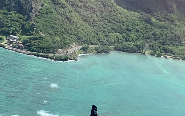 WWII-Era Warbirds Fly Over Hawaii