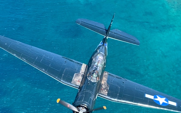 WWII-Era Warbirds Fly Over Hawaii