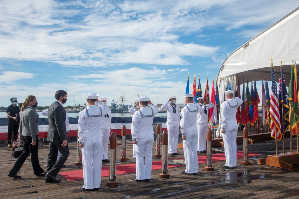 75th Anniversary of the End of WWII aboard Battleship Missouri Memorial