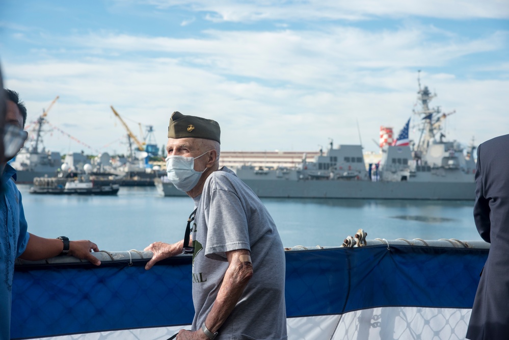 75th Anniversary of the End of WWII aboard Battleship Missouri Memorial