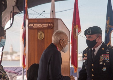 75th Anniversary of the End of WWII aboard Battleship Missouri Memorial