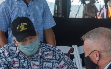 75th Anniversary of the End of WWII aboard Battleship Missouri Memorial