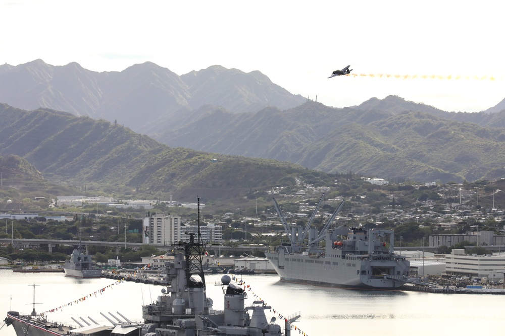 Warbirds Fly Over Pearl Harbor