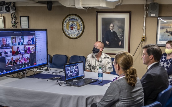 75th Anniversary of the End of WWII aboard Battleship Missouri Memorial