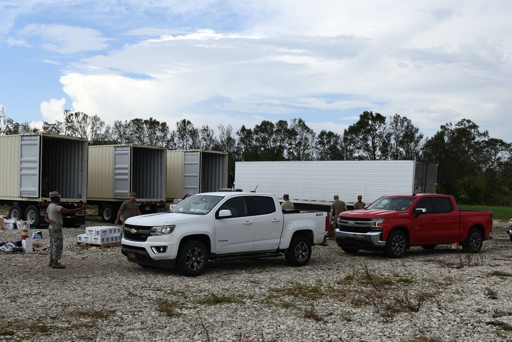 La. National Guard responds to Hurricane Laura