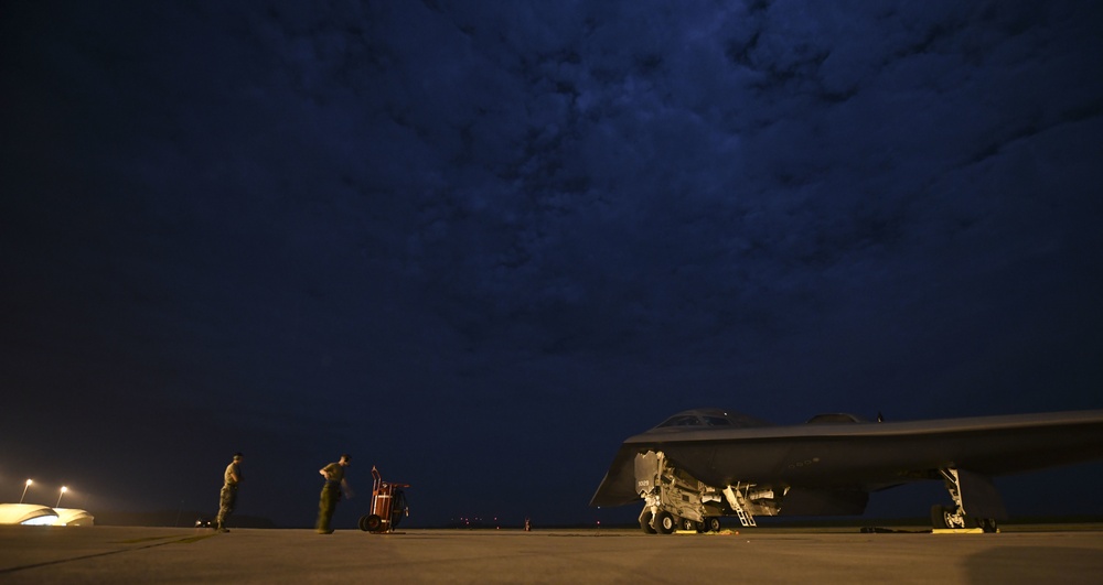 Last B-2 Spirit departs Naval Support Facility Diego Garcia