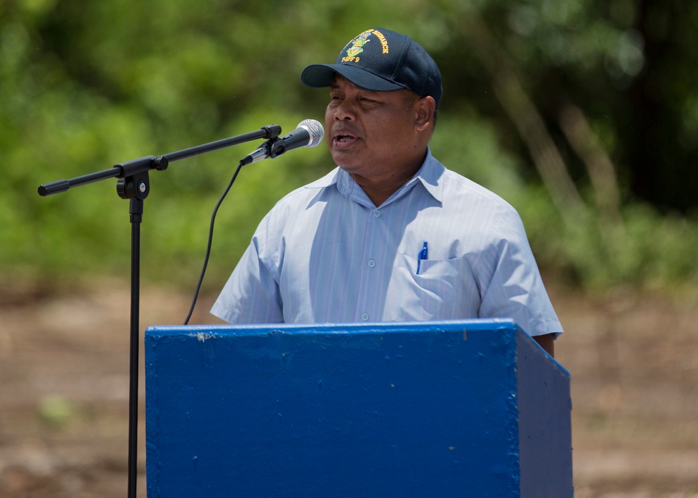 Angaur Airfield Joint Improvement Project Closing Ceremony