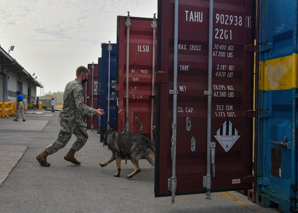 Four-Legged Police Keeps Diego Garcia Safe
