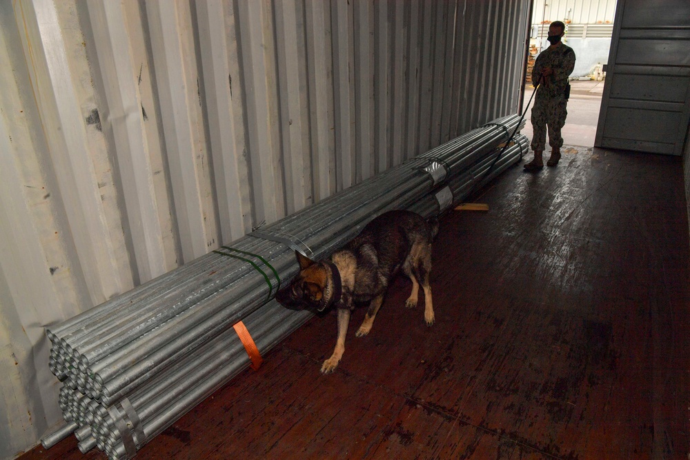 Four-Legged Police Keeps Diego Garcia Safe