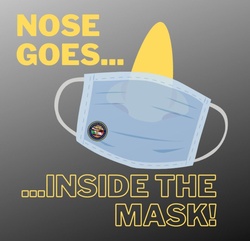 Nose goes...inside the mask!