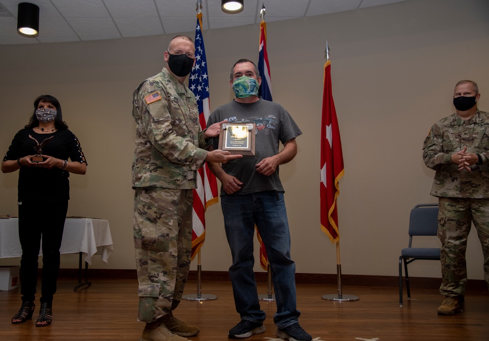 Wyoming Military Department employees earn awards for their service