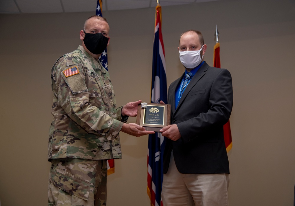 Wyoming Military Department employees earn awards for their service