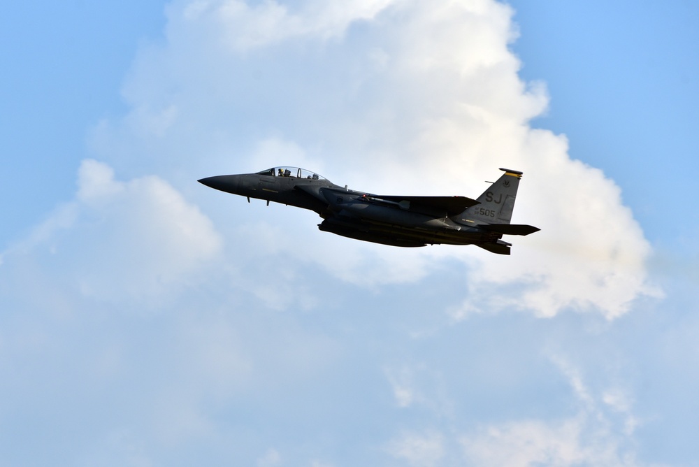 Strike Eagle at sunset
