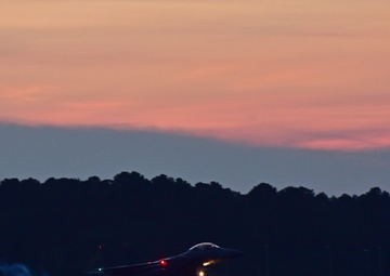 Strike Eagle at sunset