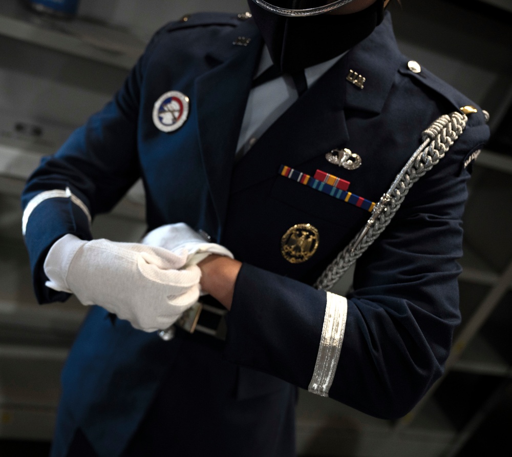Inspired to serve: Little Rock CGO joins base honor guard