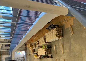 Fitness Center Basketball court renovation