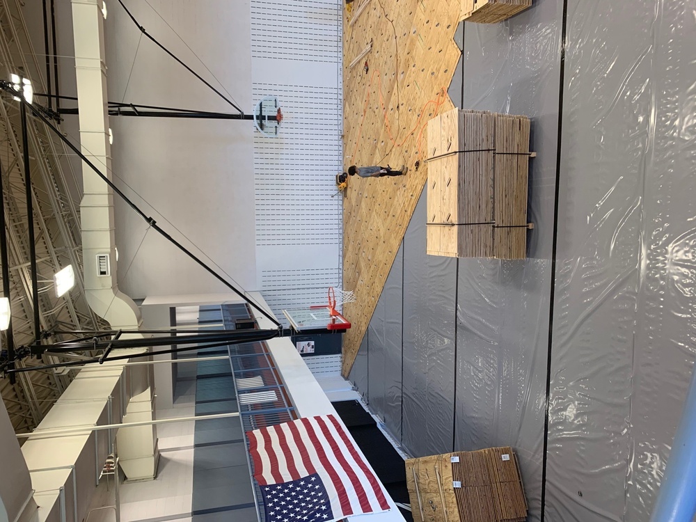 Fitness Center Basketball court renovation