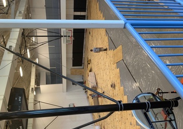 Fitness Center Basketball court renovation