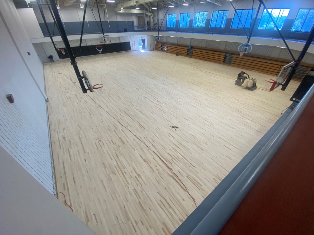 Fitness Center Basketball court renovation