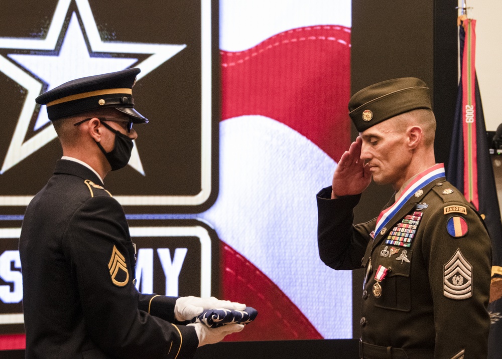 CSM Timothy A. Guden leaves a legacy behind as he bids farewell and hangs up his uniform for good