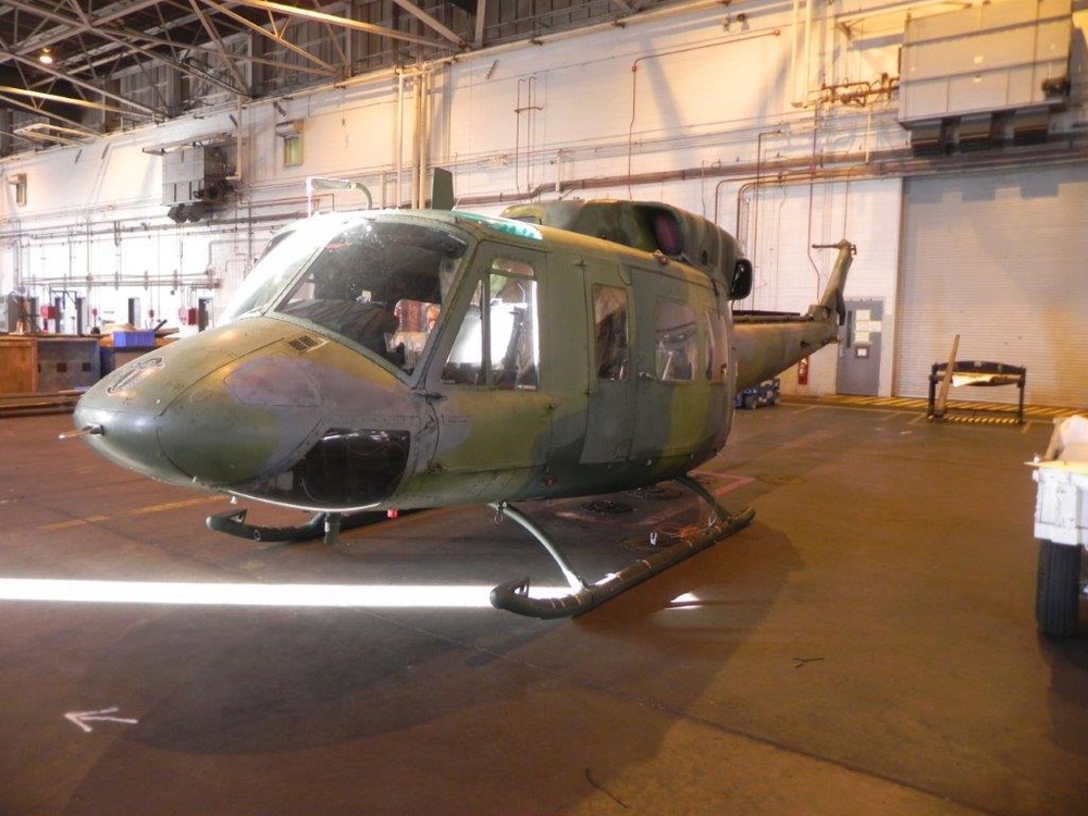FRCE returns Air Force helicopter to service after a decade in storage
