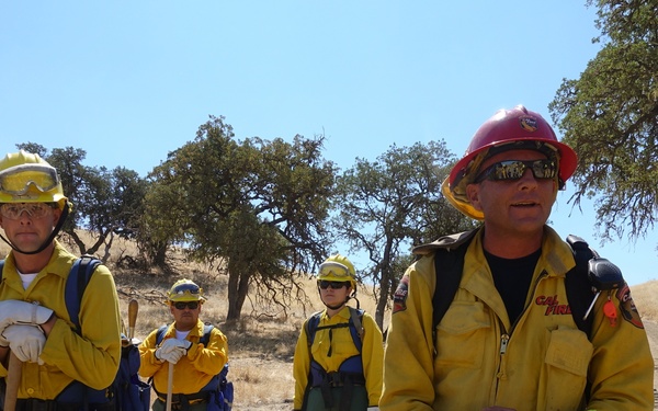 California National Guard Soldiers arrive to support CAL FIRE in fighting wildfires across California 2020