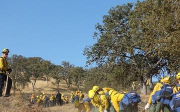 California National Guard Soldiers arrive to support CAL FIRE in fighting wildfires across California 2020