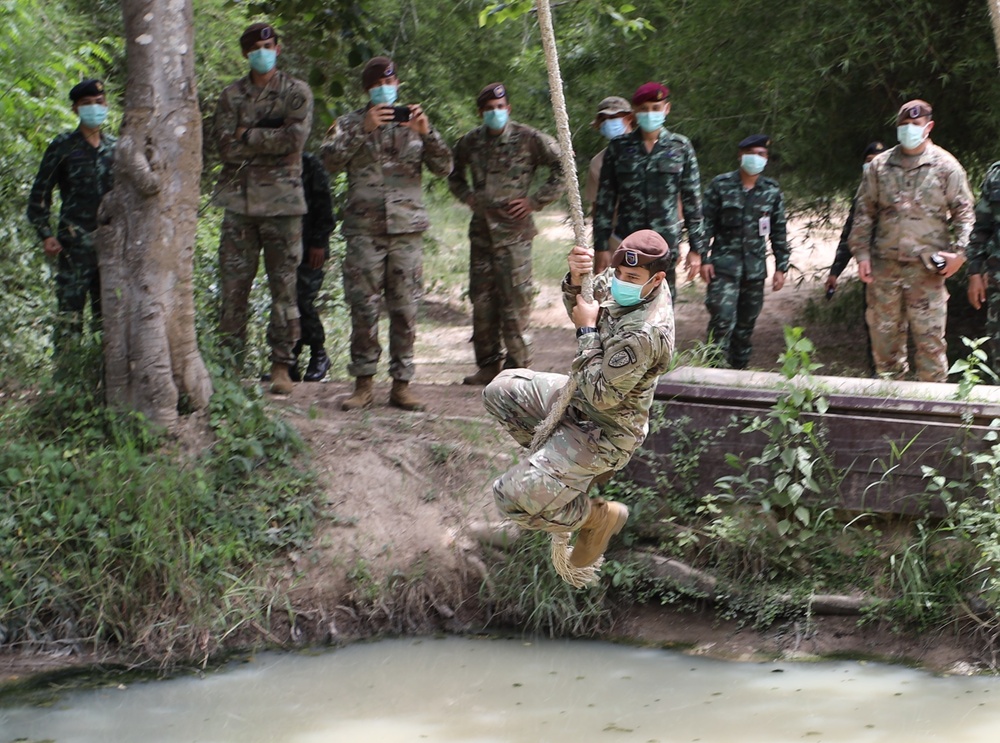 SFAB Soldiers engage with Royal Thai Army forces in Thailand