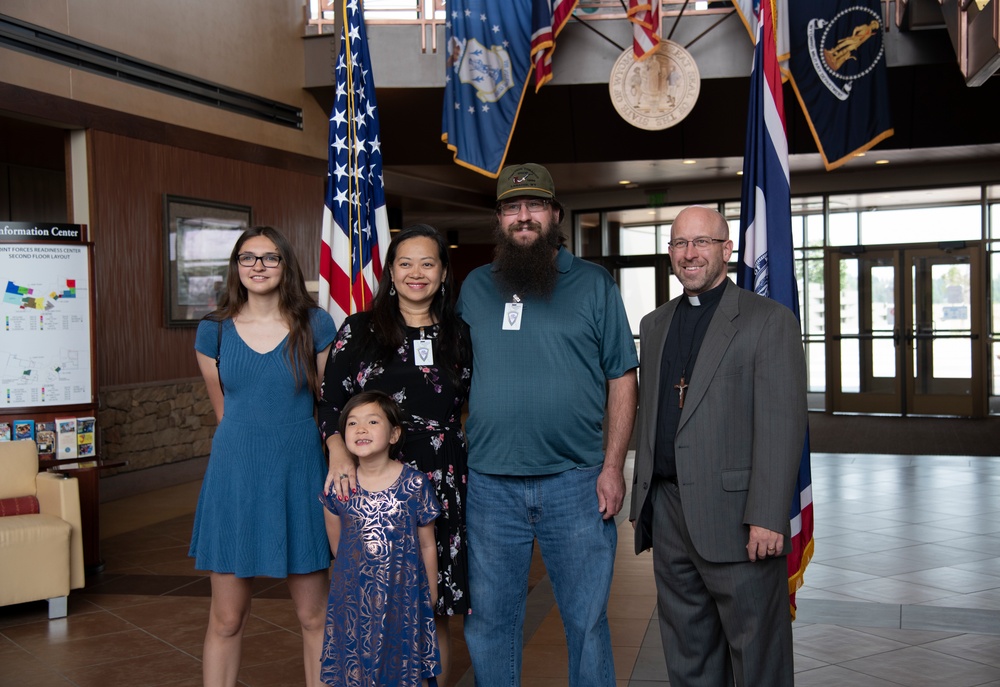 Wyoming Army National Guard commissions a new chaplain for the 960th Brigade Support Battalion