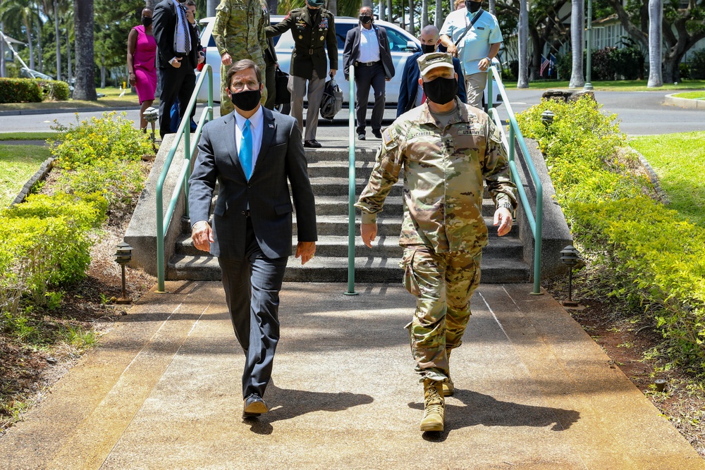 Defense Secretary visits U.S Army Pacific