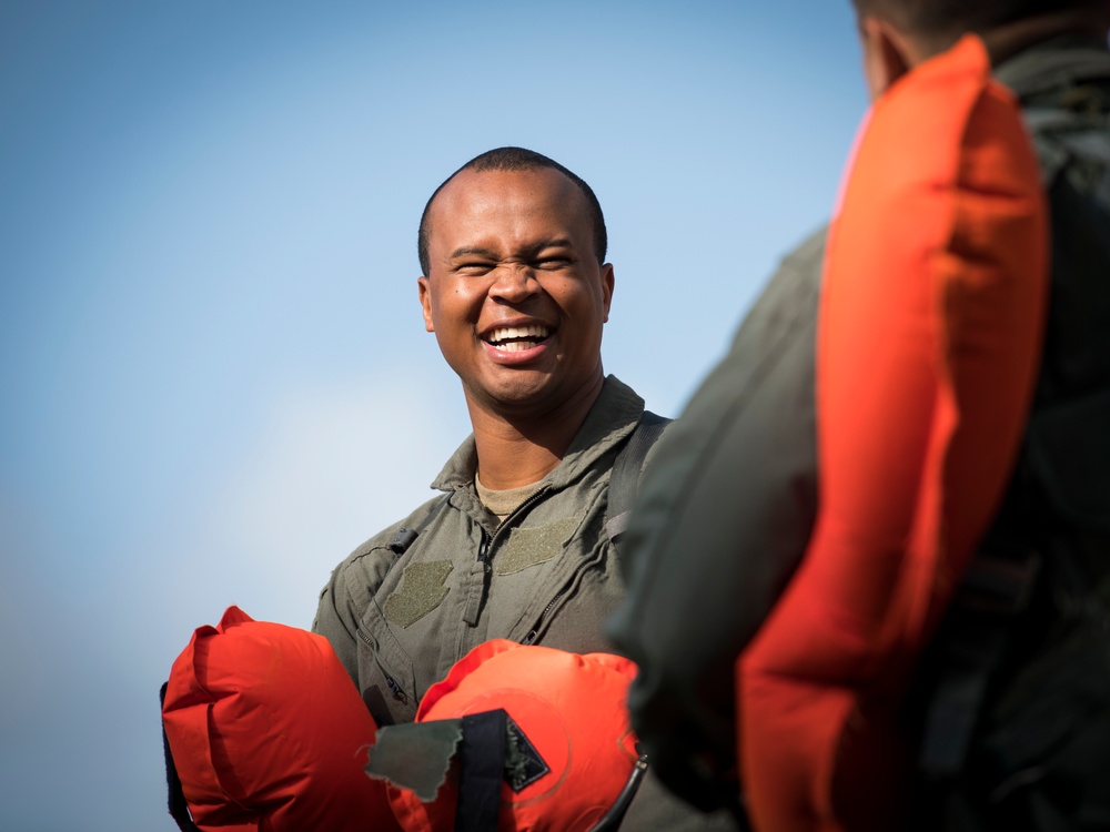 Air Commandos conduct parachuting, water survival training