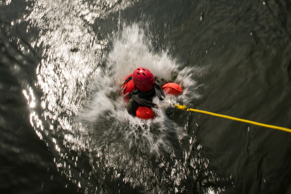 Air Commandos conduct parachuting, water survival training