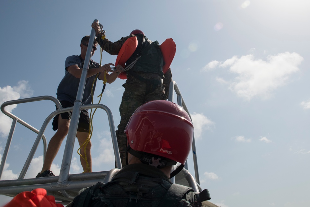 Air Commandos conduct parachuting, water survival training