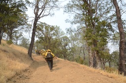 Fresno-based JTF Rattlesnake’s newest members sink their fangs into the LNU Lightning Complex fire