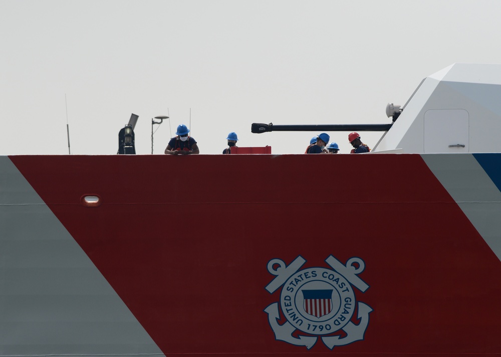 Alameda, California-based Coast Guard cutter departs for Western Pacific patrol