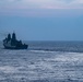 USS America (LHA 6) and USS New Orleans (LPD 18) Conduct a Replenishment-at-Sea with USNS Charles Drew (T-AKE 10)