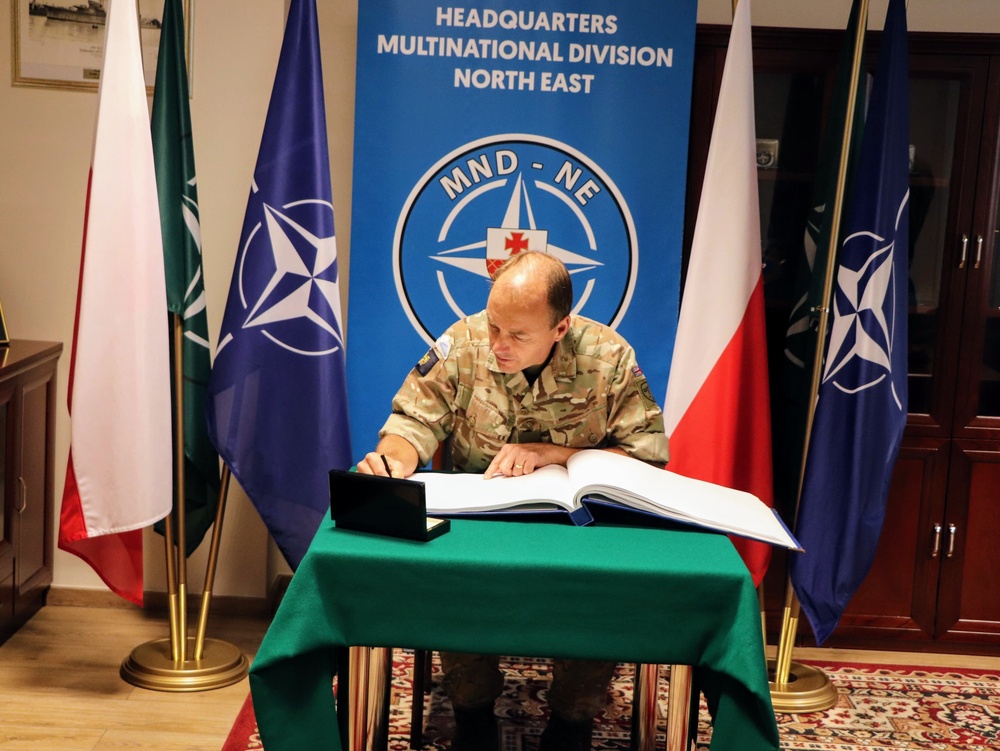 JFCB Deputy Commander Signs The Book
