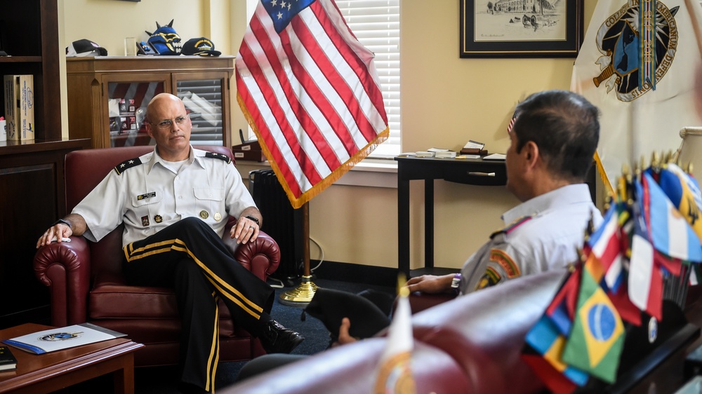 LTG Ramiro Hugo Mojica Aparicio, Bolivian Chief of Delegation to the IADB Visit