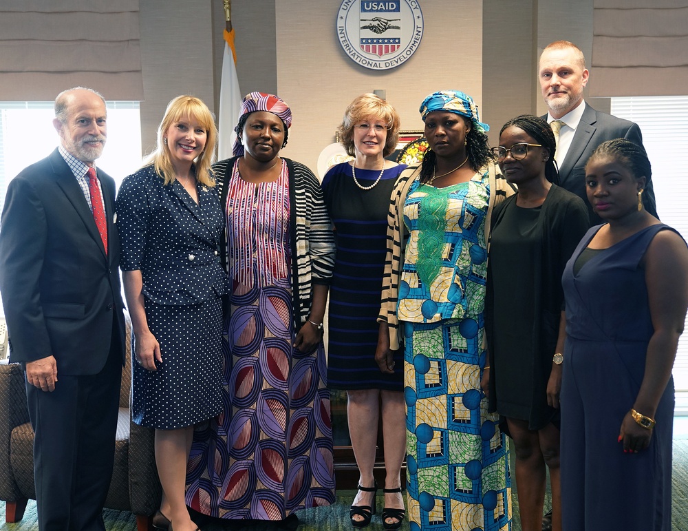 USAID Deputy Administrator with Nigerian Delegation