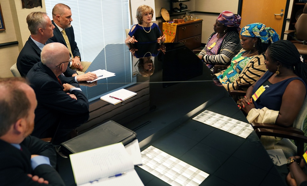 USAID Deputy Administrator with Nigerian Delegation