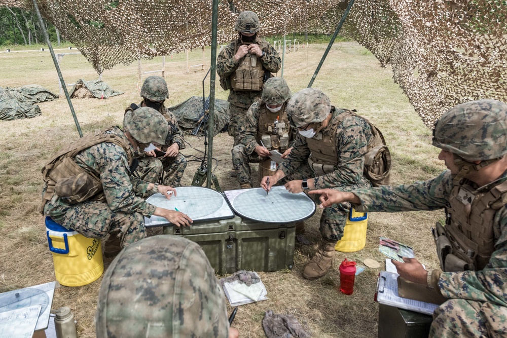 Chicago based Marines from the 2nd Battalion 24th Marines conduct weapons and team training at Total Force Training Center Fort McCoy 3-14 August 2020