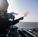 USS Ralph Johnson Sailors Fire Pencil Flares